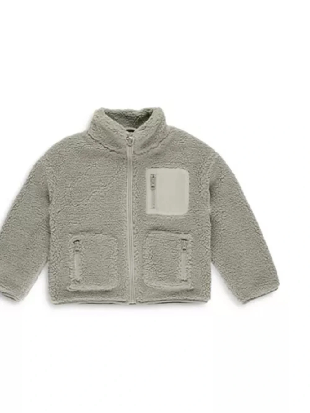 Rylee + Cru Felix Fleece Jacket Boys Size 6-12 Months Cozy Zip Up